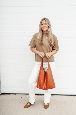 Chestnut Lane Short Sleeve Sweater