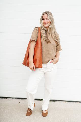 Chestnut Lane Short Sleeve Sweater