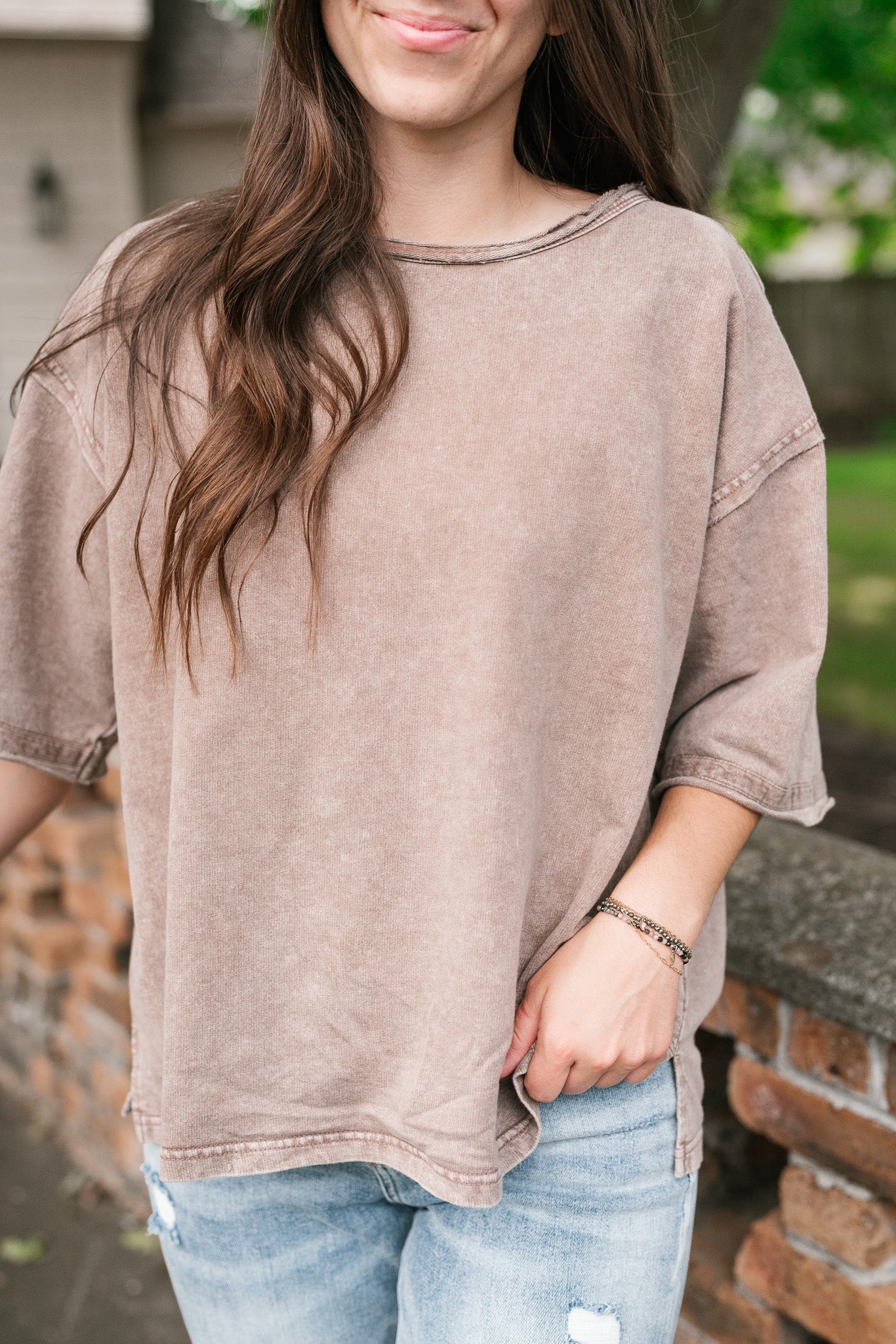 Wander More Relaxed Short Sleeve Top