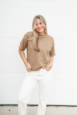 Chestnut Lane Short Sleeve Sweater