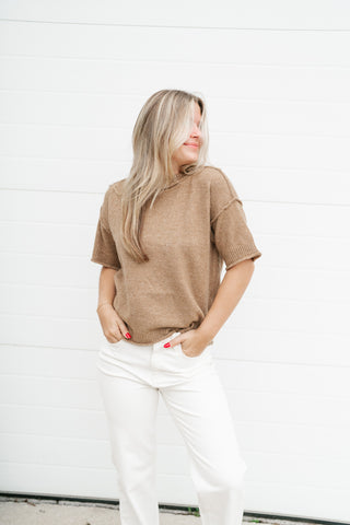Chestnut Lane Short Sleeve Sweater