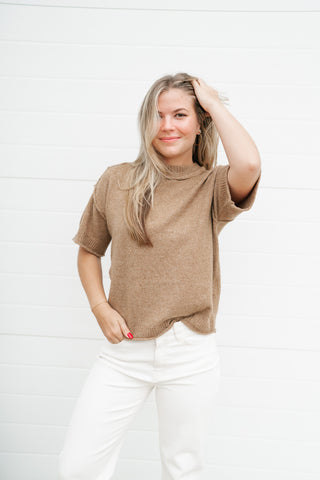Chestnut Lane Short Sleeve Sweater
