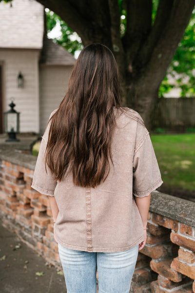 Wander More Relaxed Short Sleeve Top