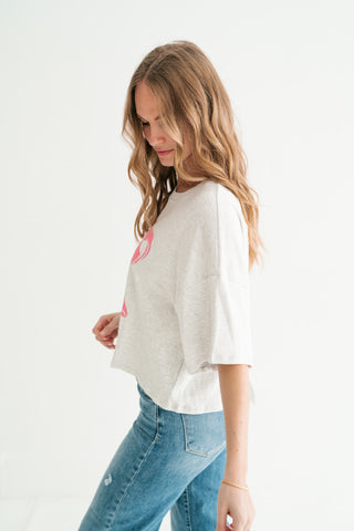 Blushing Ribbon Bow Graphic Tee