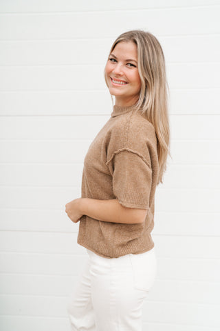 Chestnut Lane Short Sleeve Sweater