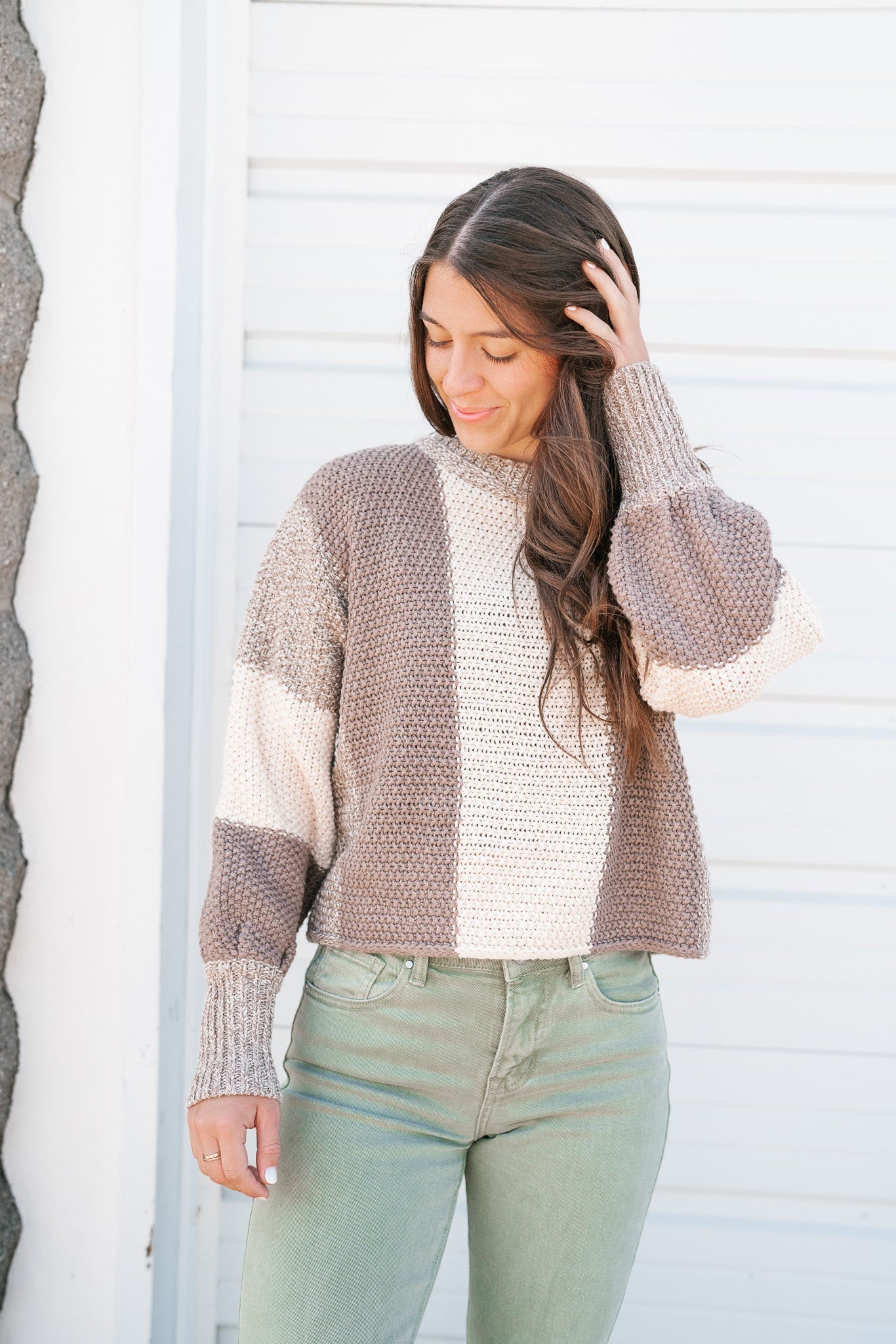 Hold The Line Striped Sweater Top