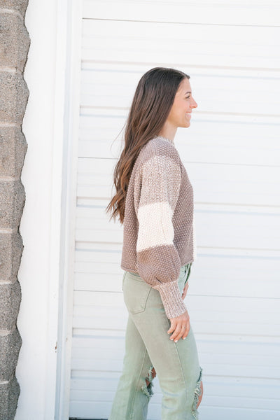 Hold The Line Striped Sweater Top
