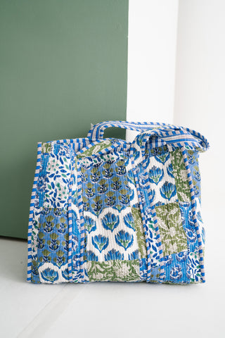 Blue Mist Patchwork Tote