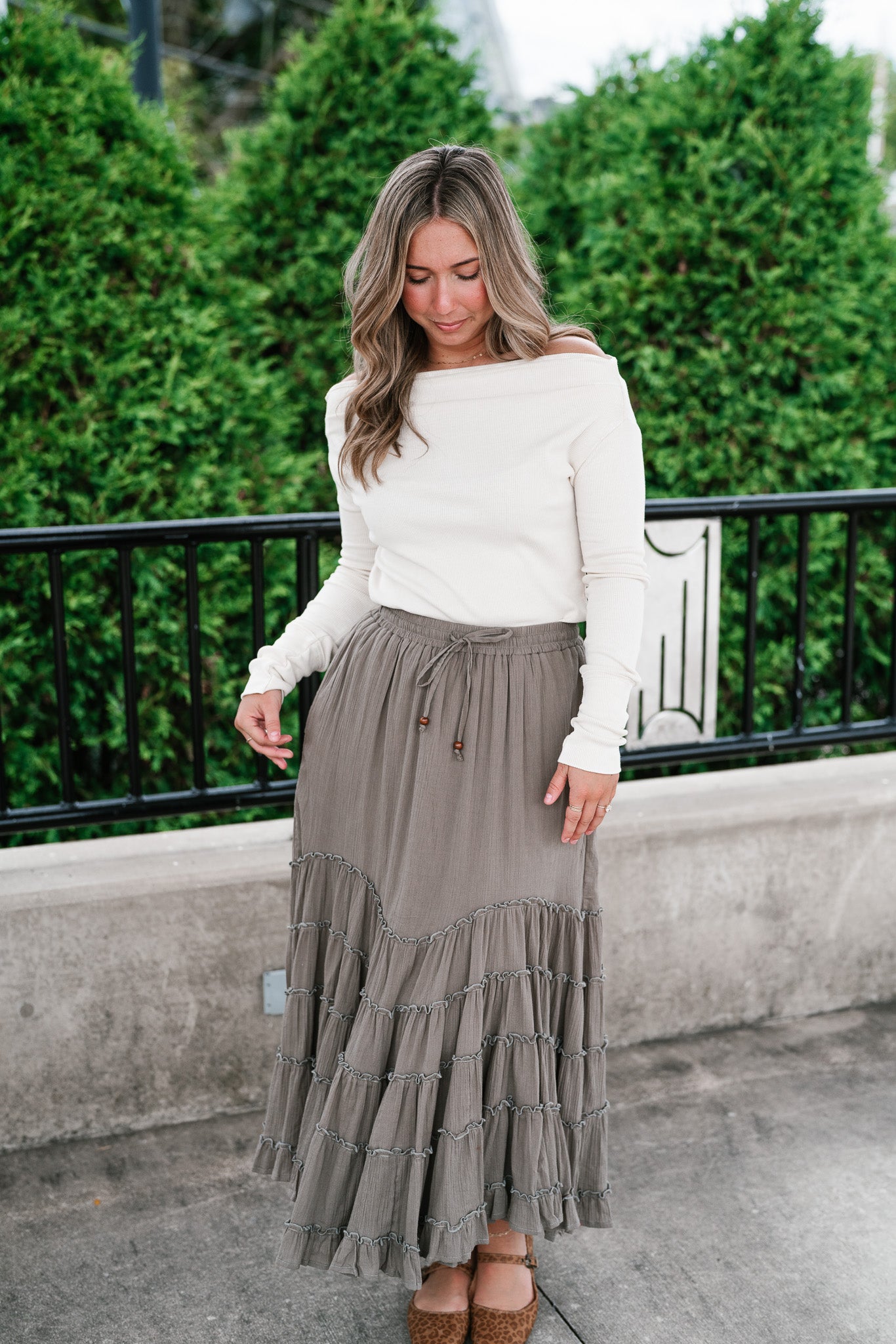 Woodland Breeze Tiered Skirt