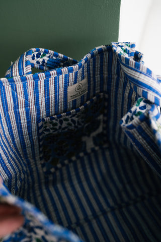 Blue Mist Patchwork Tote