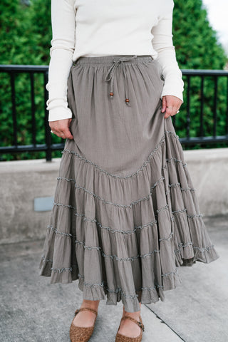 Woodland Breeze Tiered Skirt