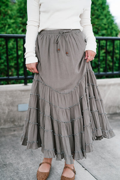 Woodland Breeze Tiered Skirt