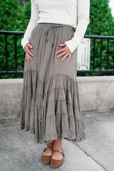 Woodland Breeze Tiered Skirt