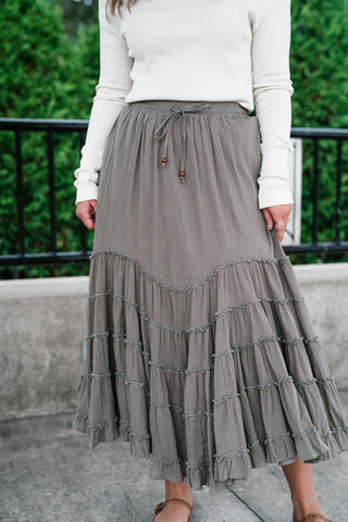 Woodland Breeze Tiered Skirt