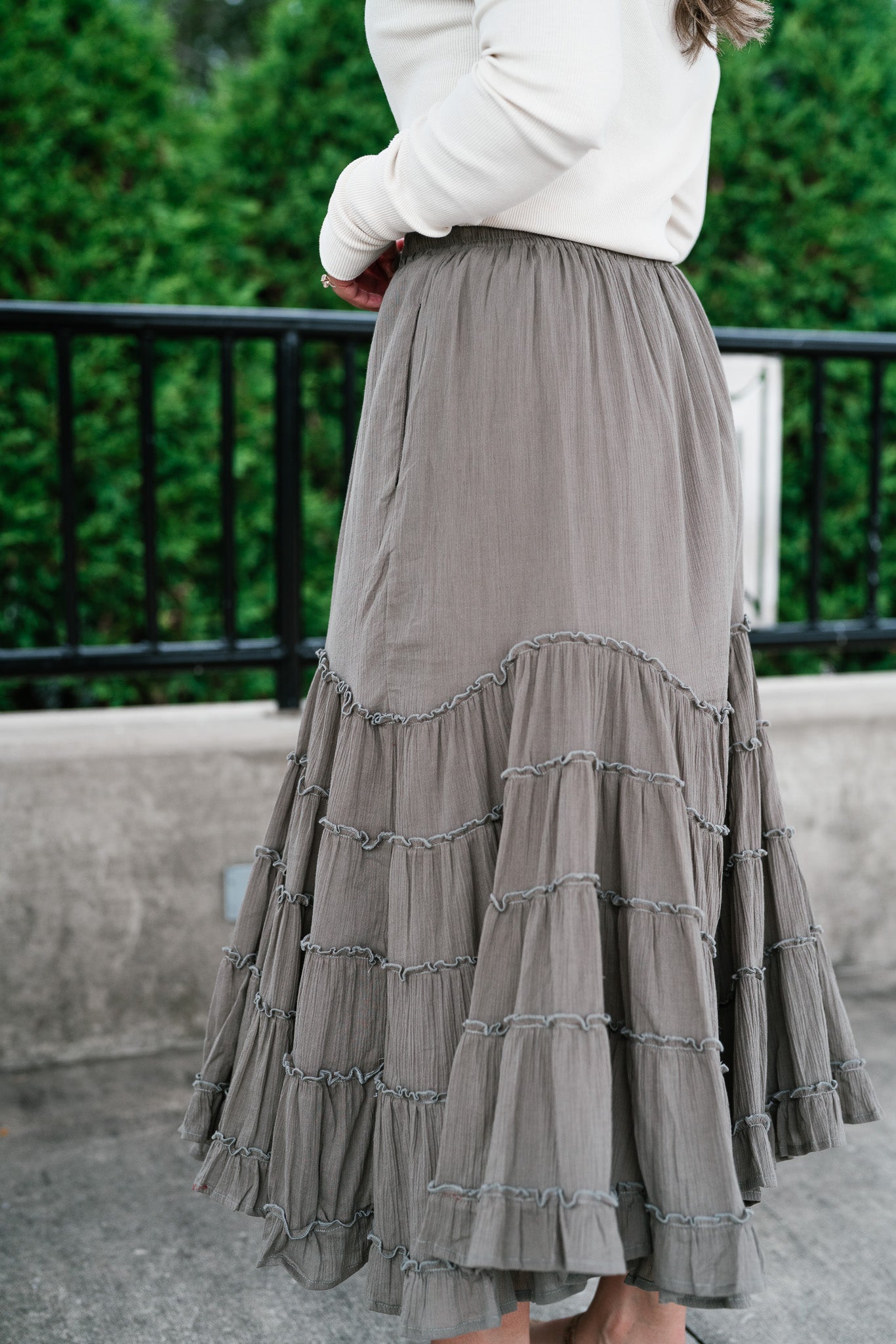 Woodland Breeze Tiered Skirt