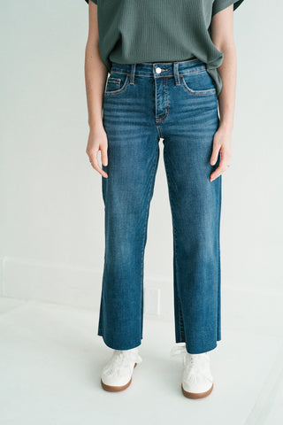 Lovervet Emily Mid Rise Wide Leg Jean