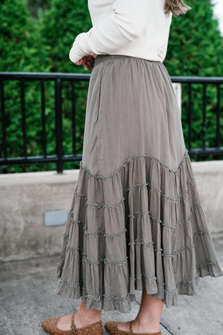 Woodland Breeze Tiered Skirt