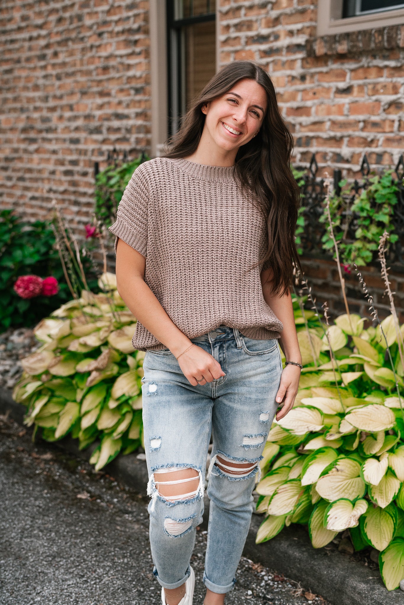 Cloud Chaser Boxy Sweater Top