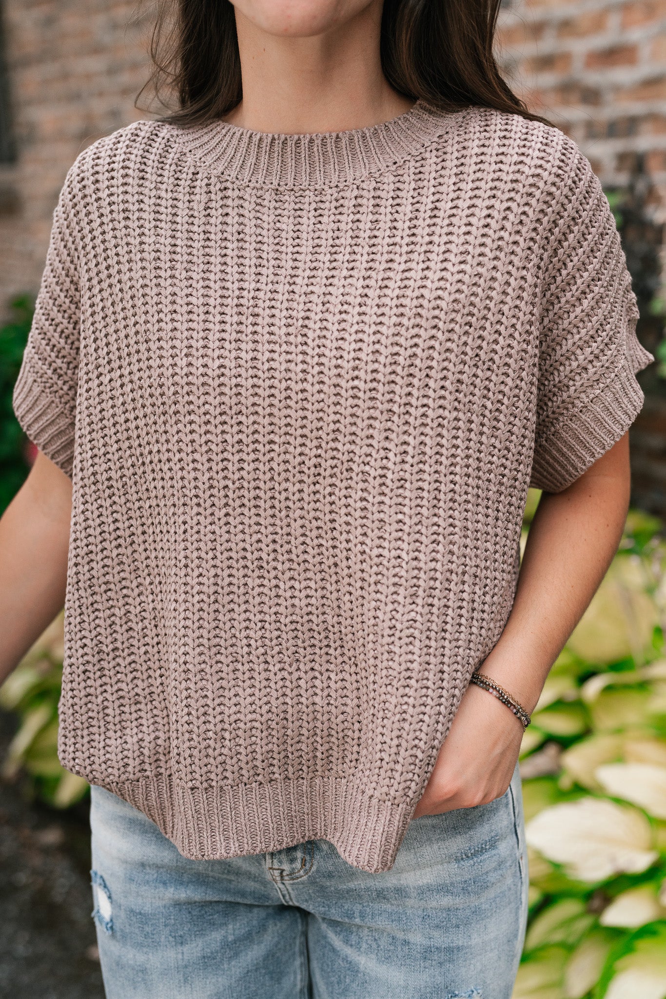 Cloud Chaser Boxy Sweater Top