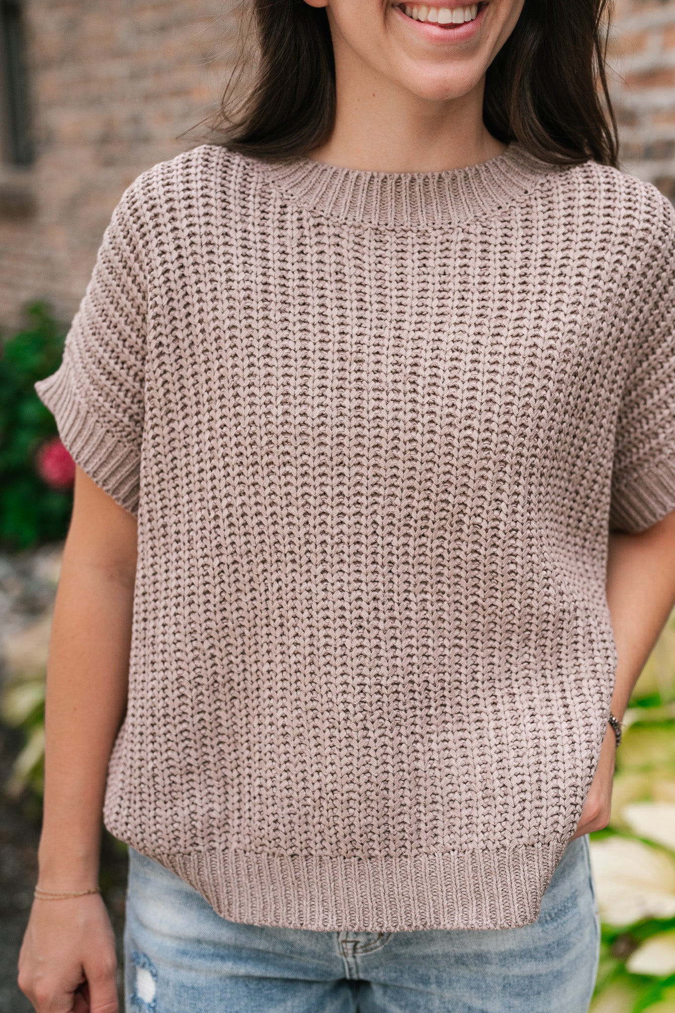 Cloud Chaser Boxy Sweater Top