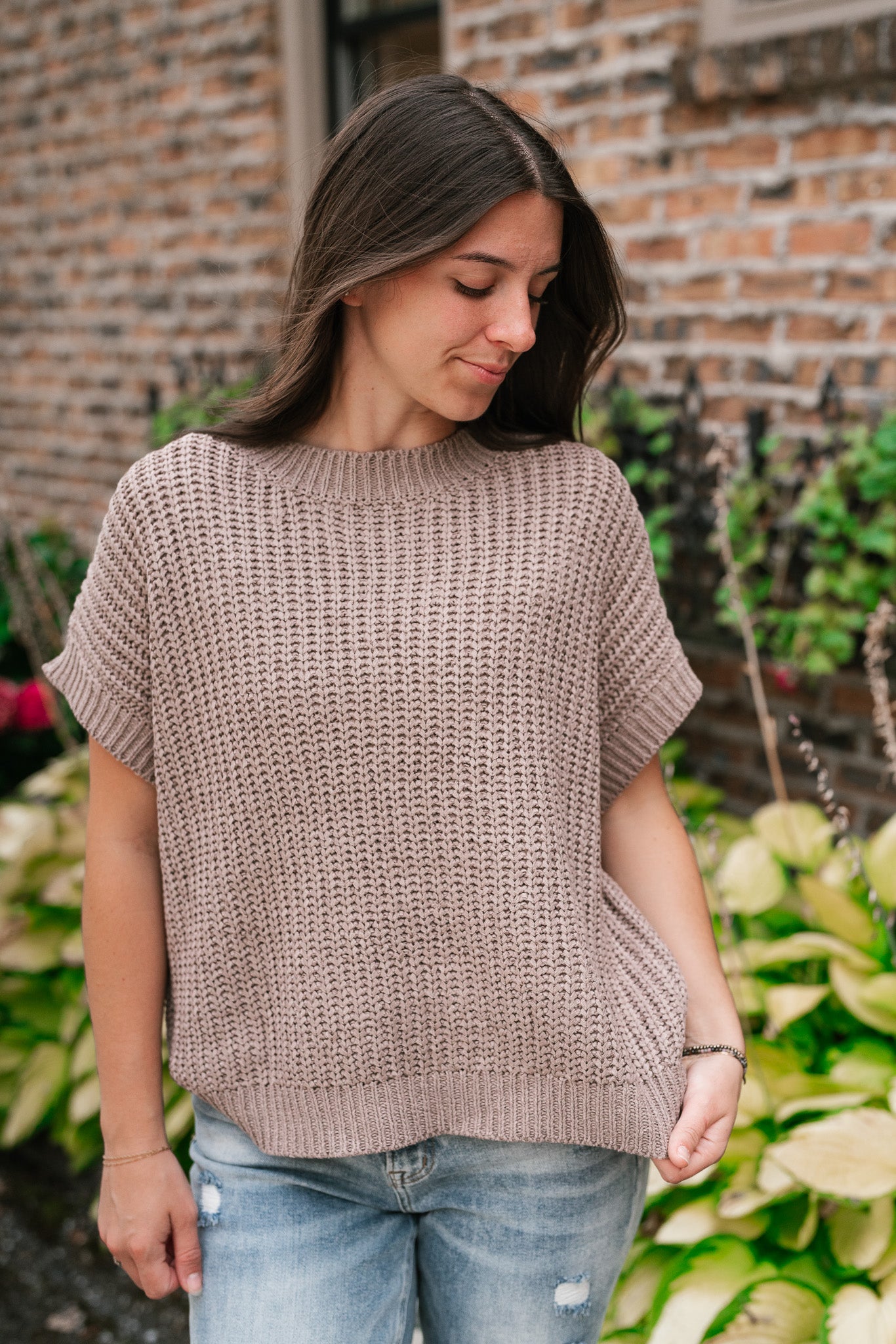 Cloud Chaser Boxy Sweater Top