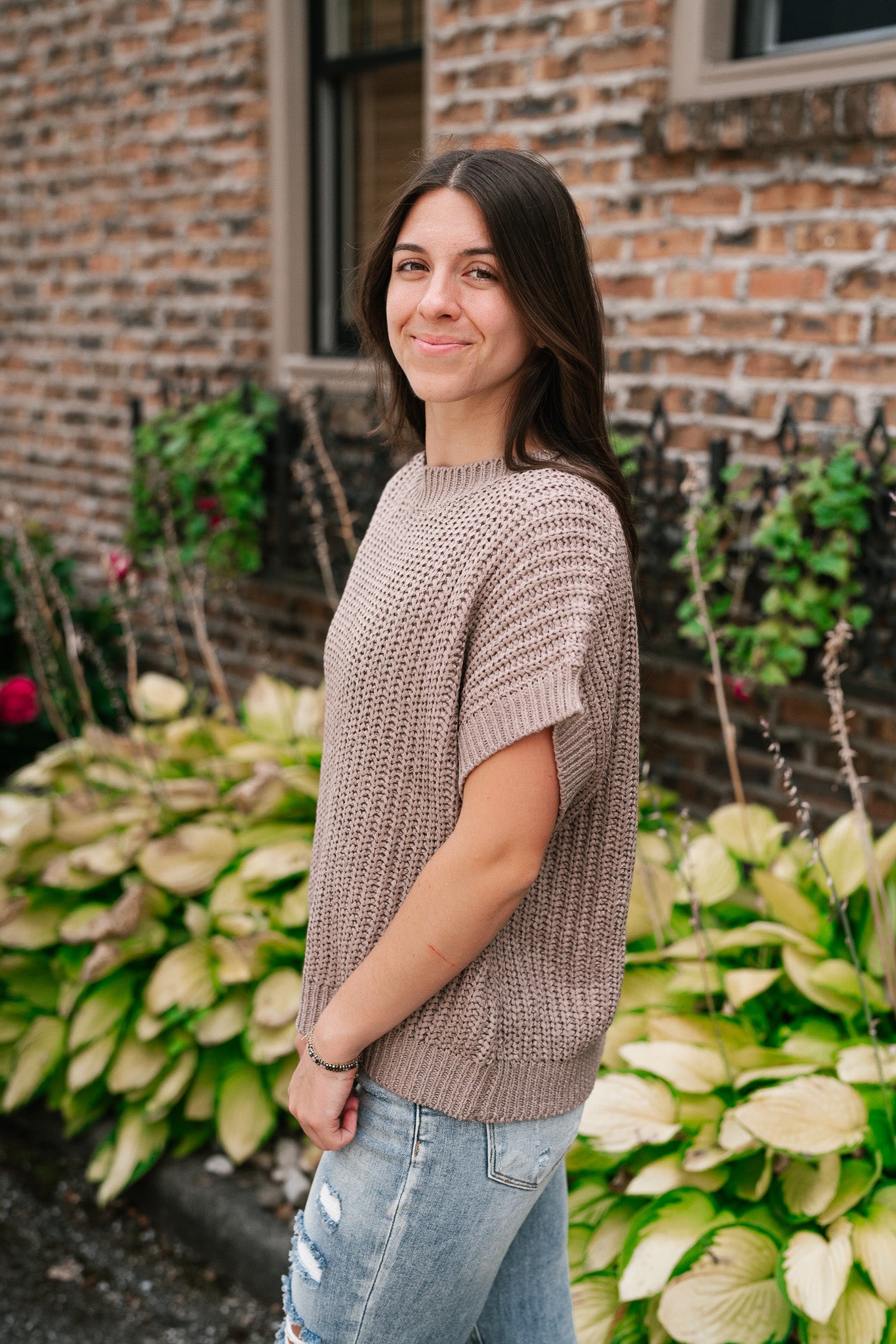 Cloud Chaser Boxy Sweater Top