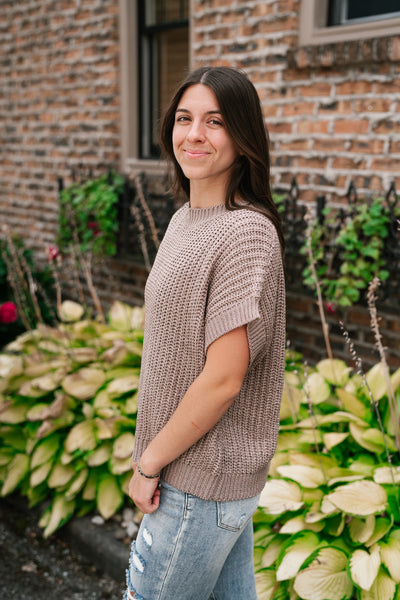 Cloud Chaser Boxy Sweater Top