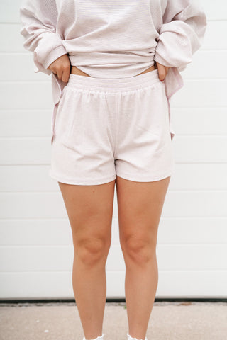 Marlo Pinstripe Oversized Set - Shorts