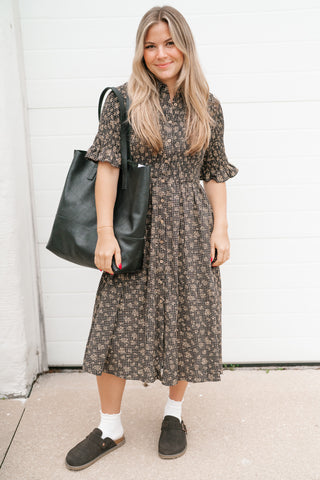 Meadowbrook Floral Midi Dress