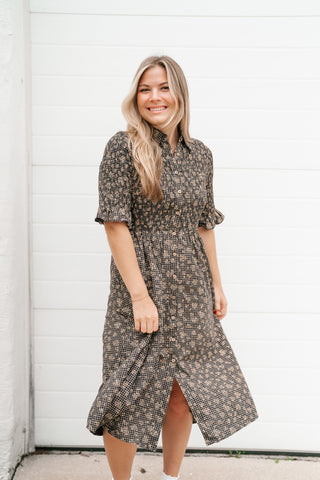 Meadowbrook Floral Midi Dress