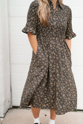 Meadowbrook Floral Midi Dress