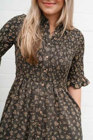 Meadowbrook Floral Midi Dress