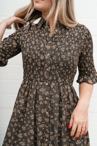 Meadowbrook Floral Midi Dress