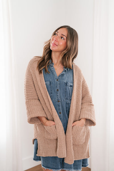 Trea Open Knit Lounge Cardigan