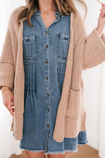 Trea Open Knit Lounge Cardigan