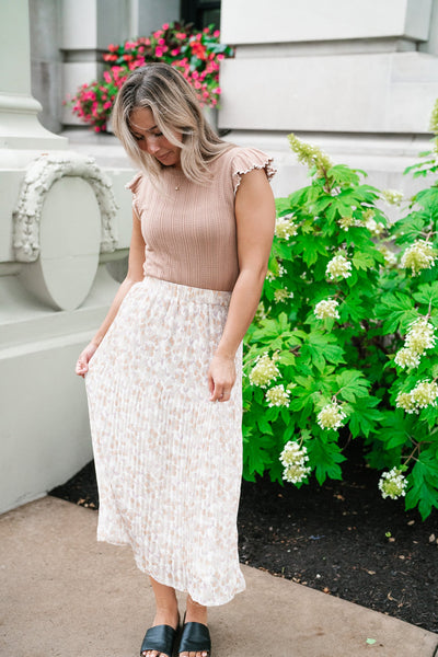Garden Charm Midi Skirt