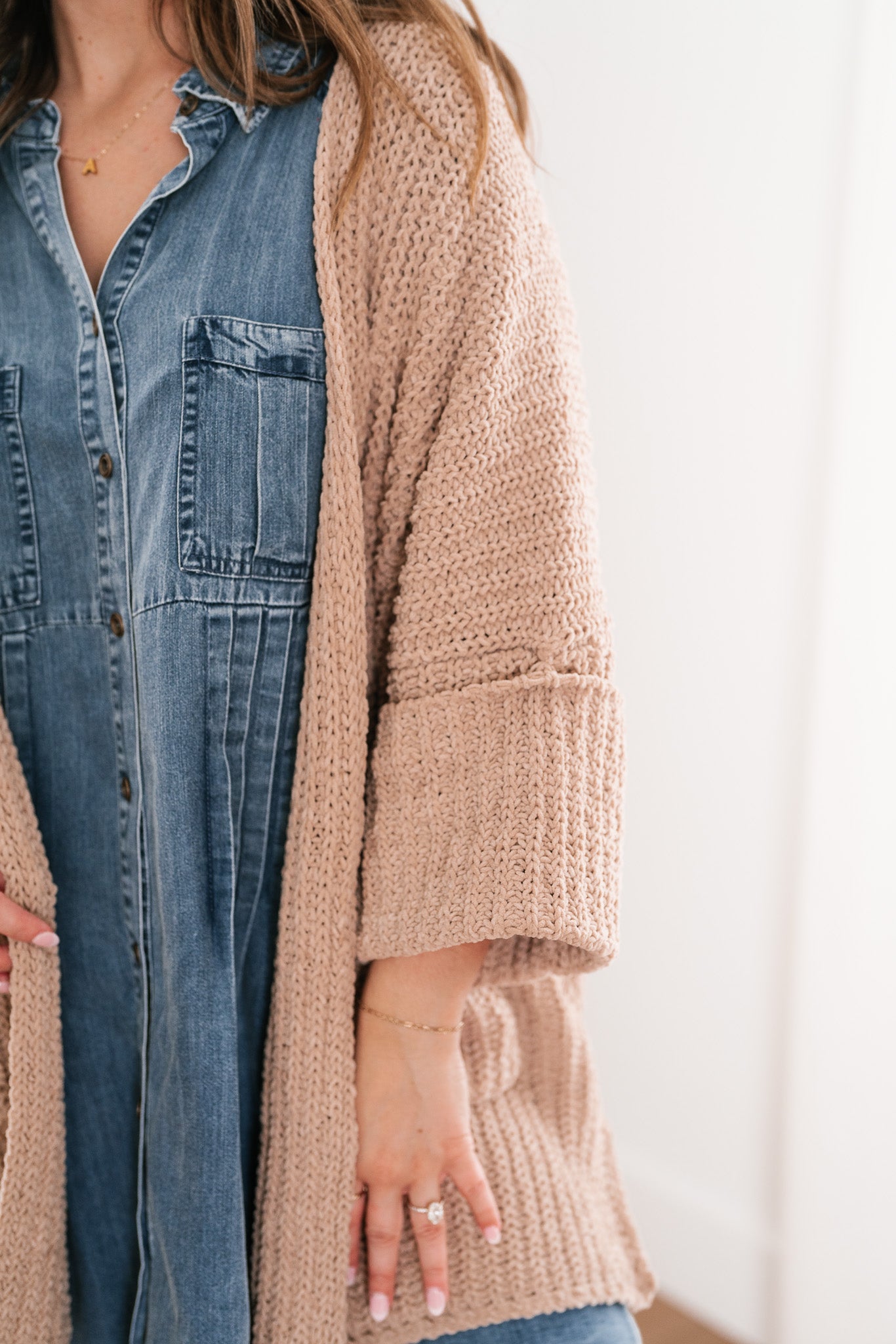 Trea Open Knit Lounge Cardigan