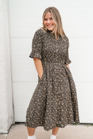 Meadowbrook Floral Midi Dress