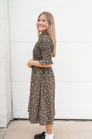 Meadowbrook Floral Midi Dress