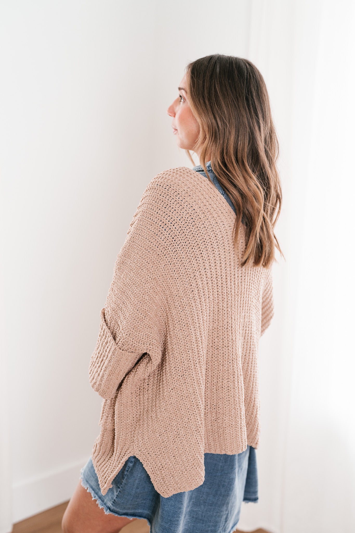 Trea Open Knit Lounge Cardigan