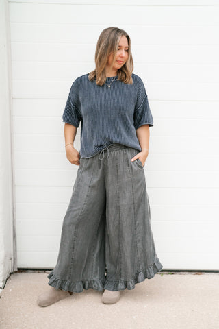 Always Ready Knit Top - Navy
