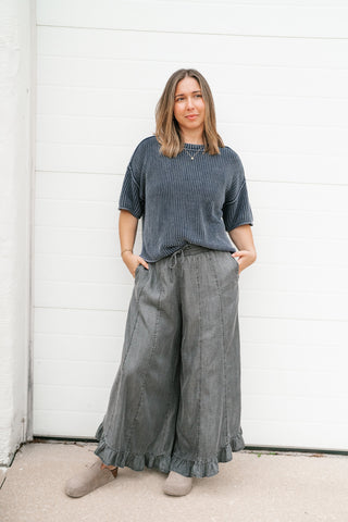 Always Ready Knit Top - Navy