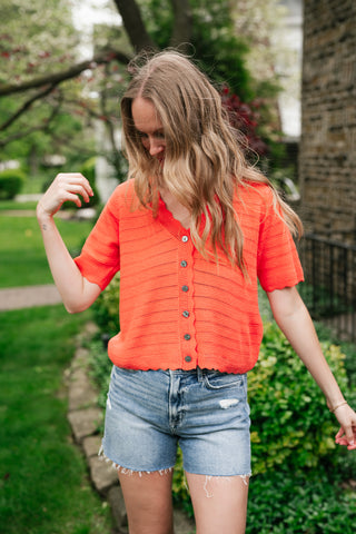 Bright Moment Short Sleeve Top