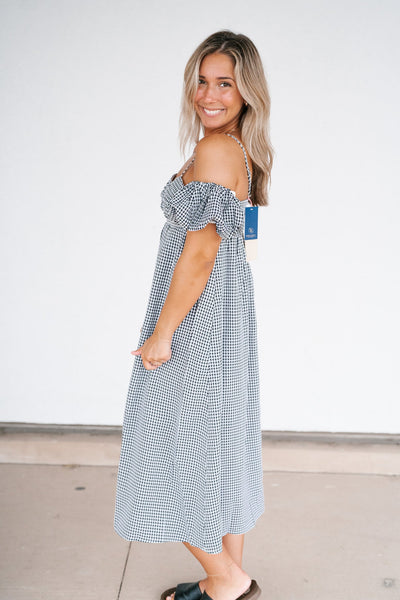 Picnic Date Puff Sleeve Dress