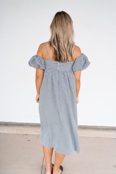 Picnic Date Puff Sleeve Dress