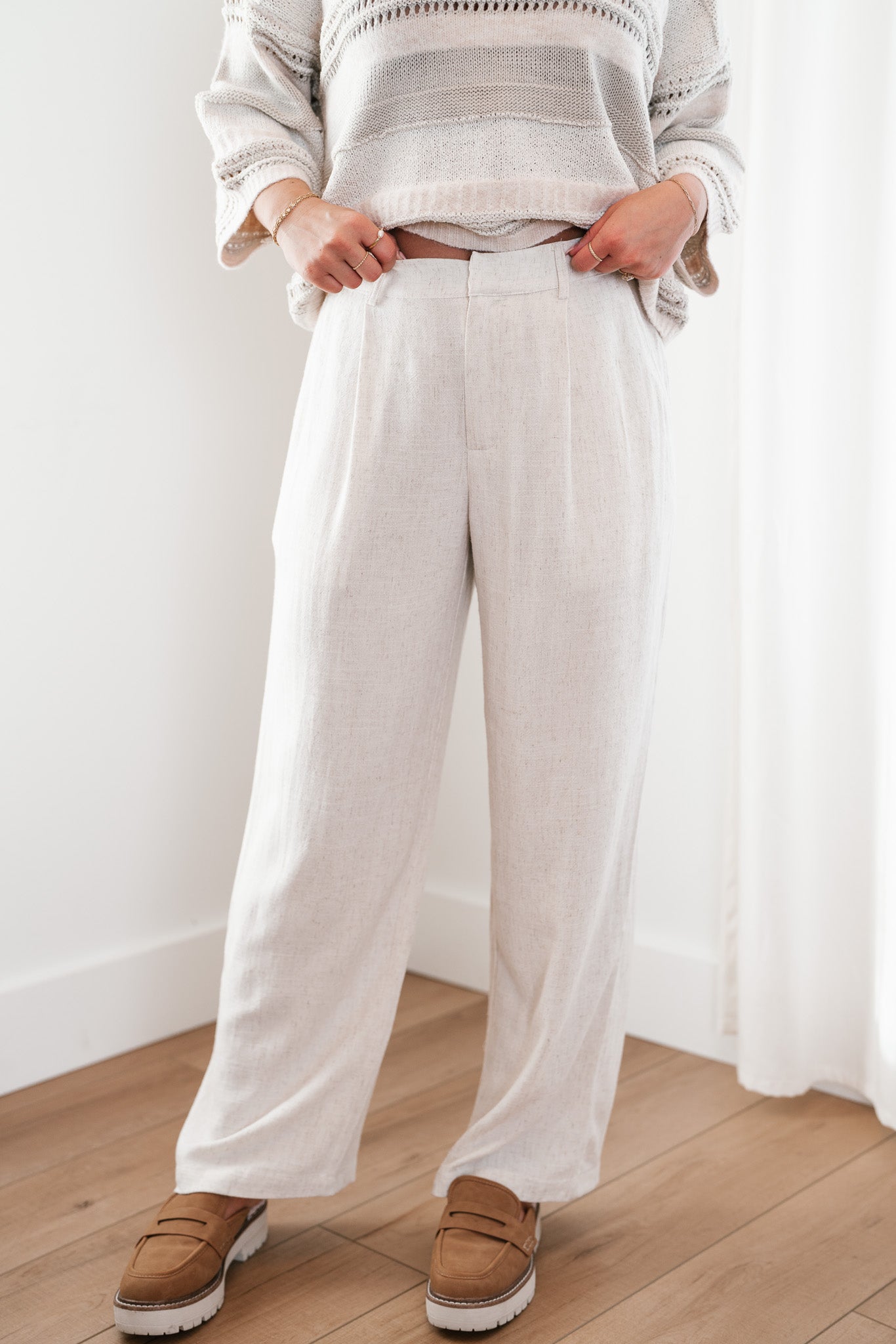 Coastal Comfort Linen Pant