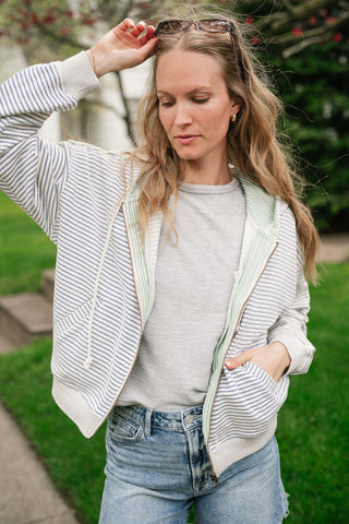 Take It Easy Hooded Zip Up