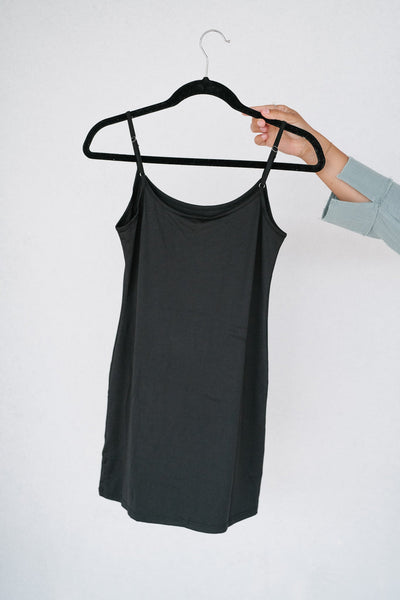 Essential Slip Dress - Black