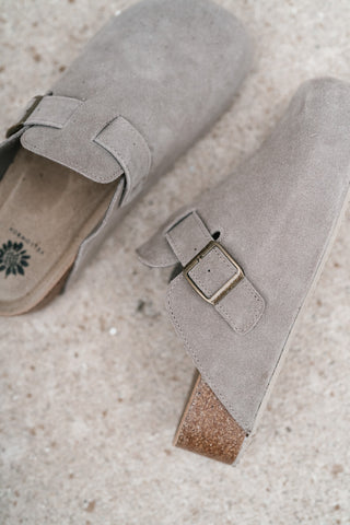 Marie Platform Clog - Taupe