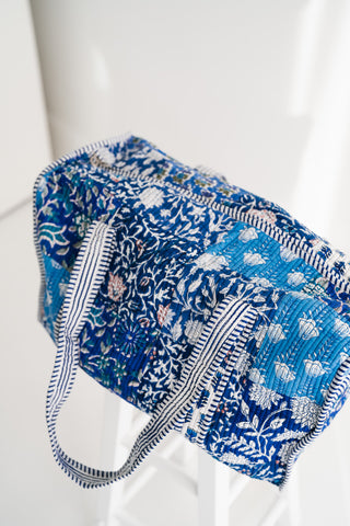 Coastal Twilight Patchwork Duffle Bag